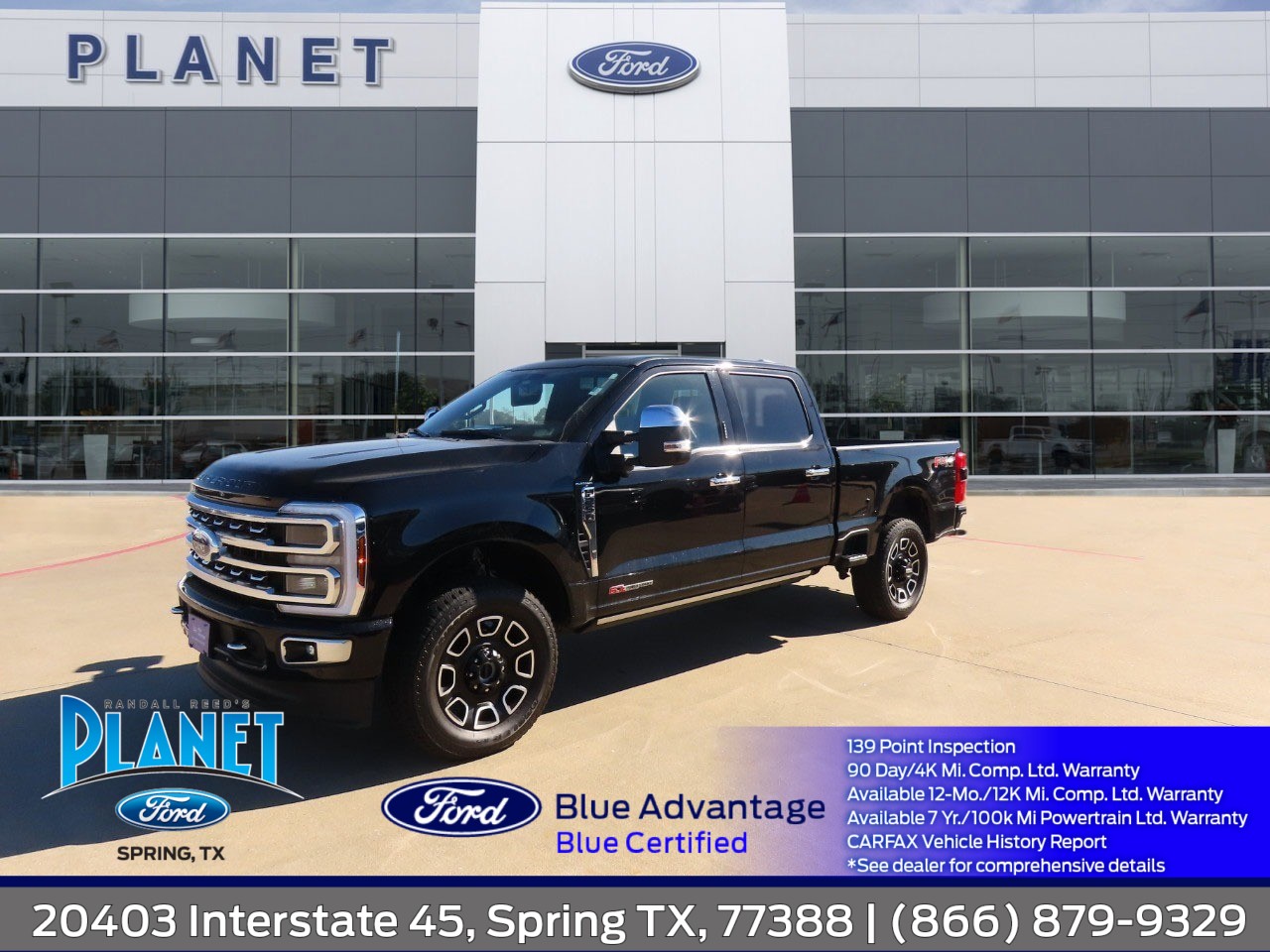 2024 Ford Super Duty F-250 SRW Platinum Agate Black Metallic at Planet Ford