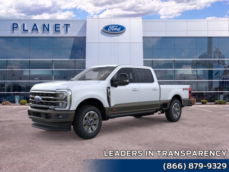 2026 Ford Super Duty F-250 SRW King Ranch Star White Metallic Tri-Coat at Planet Ford