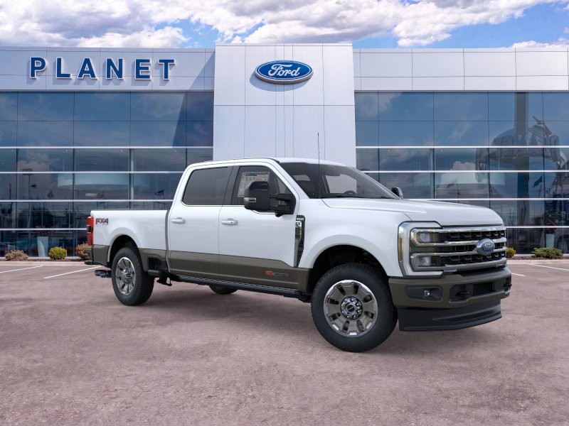 2026 Ford Super Duty F-250 SRW King Ranch Star White Metallic Tri-Coat at Planet Ford