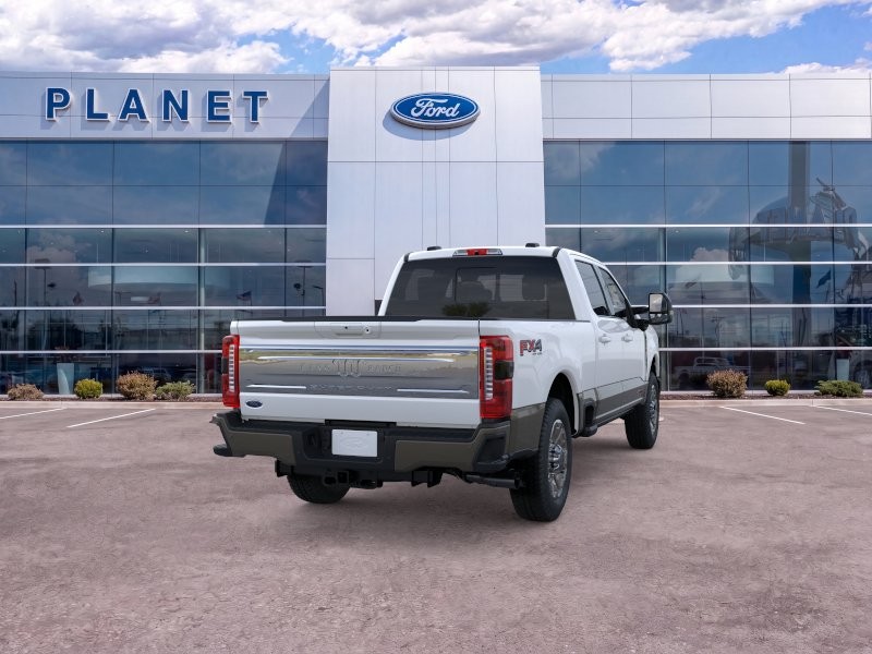 2026 Ford Super Duty F-250 SRW King Ranch Star White Metallic Tri-Coat at Planet Ford