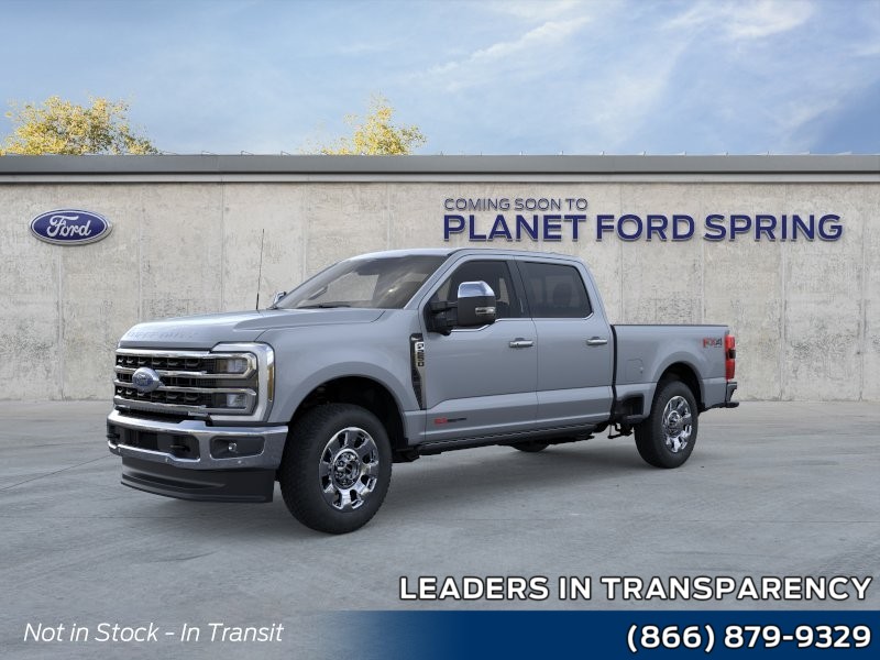 2026 Ford Super Duty F-250 SRW King Ranch Glacier Gray Metallic Tri-Coat at Planet Ford