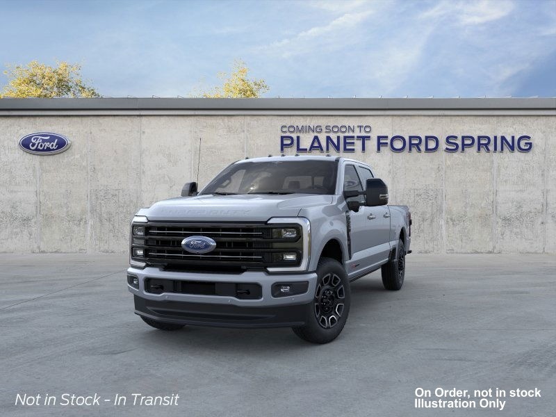 2026 Ford Super Duty F-250 SRW Platinum Glacier Gray Metallic Tri-Coat at Planet Ford