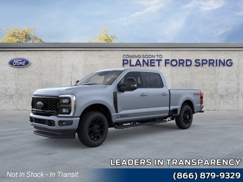 2026 Ford Super Duty F-250 SRW LARIAT Glacier Gray Metallic Tri-Coat at Planet Ford