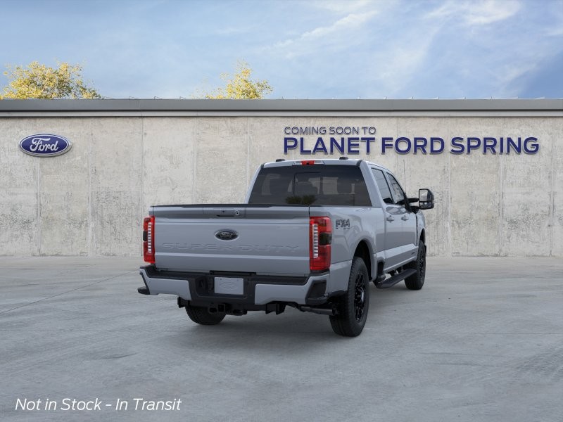 2026 Ford Super Duty F-250 SRW LARIAT Glacier Gray Metallic Tri-Coat at Planet Ford