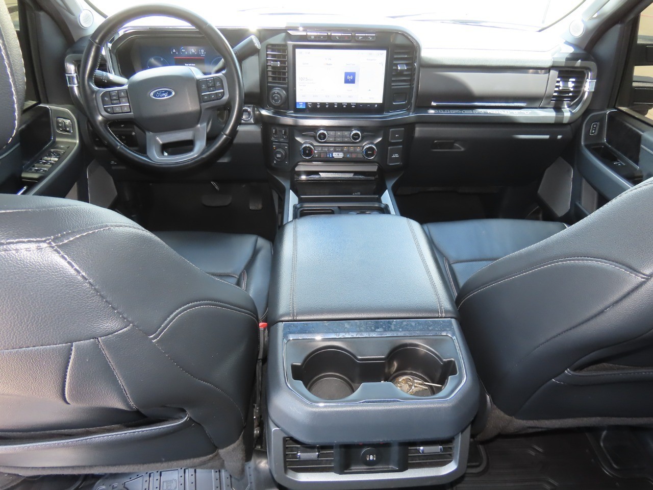 2023 Ford Super Duty F-250 SRW LARIAT Antimatter Blue Metallic at Planet Ford
