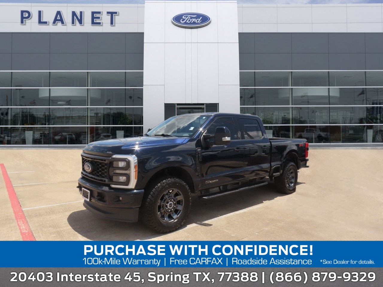 2023 Ford Super Duty F-250 SRW LARIAT Antimatter Blue Metallic at Planet Ford
