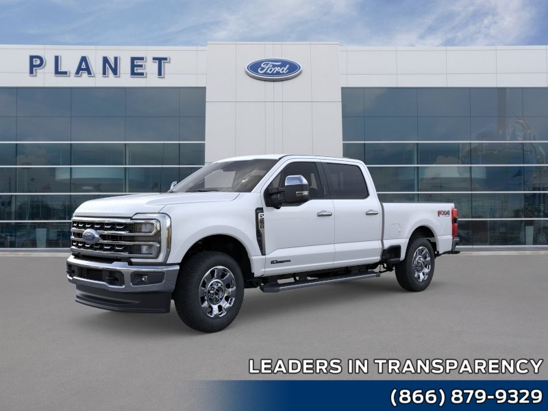 Star White Metallic Tri-Coat 2026 Ford F-250 Super Duty Lariat Crew Cab 4WD Pickup Truck Four-Wheel Drive Automatic
