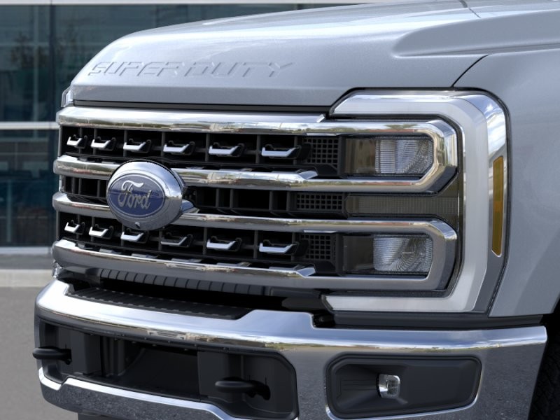 2026 Ford Super Duty F-250 SRW LARIAT Glacier Gray Metallic Tri-Coat at Planet Ford