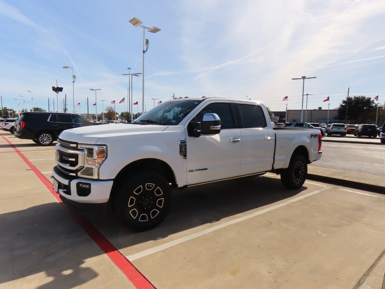 2022 Ford Super Duty F-250 SRW Platinum STAR WHITE at Planet Ford