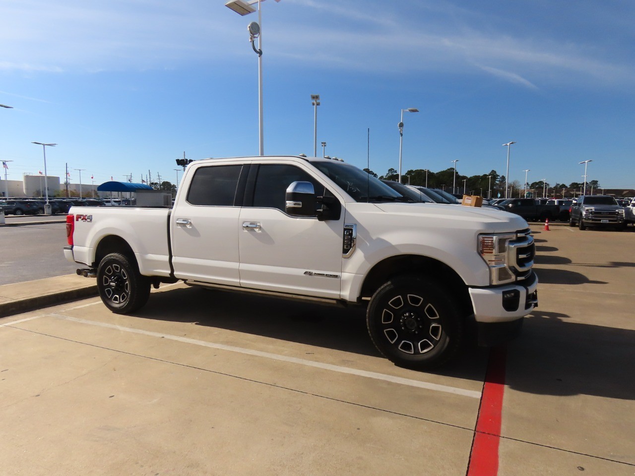 2022 Ford Super Duty F-250 SRW Platinum STAR WHITE at Planet Ford