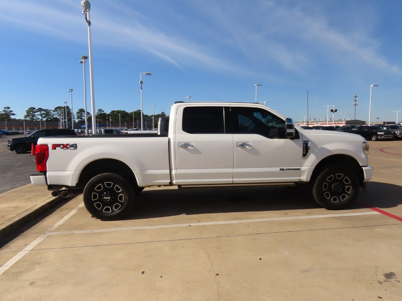 2022 Ford Super Duty F-250 SRW Platinum STAR WHITE at Planet Ford