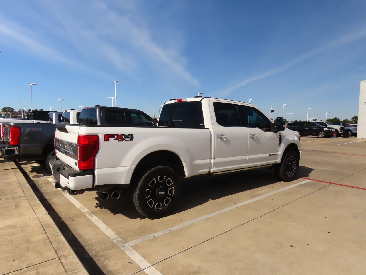 2022 Ford Super Duty F-250 SRW Platinum STAR WHITE at Planet Ford