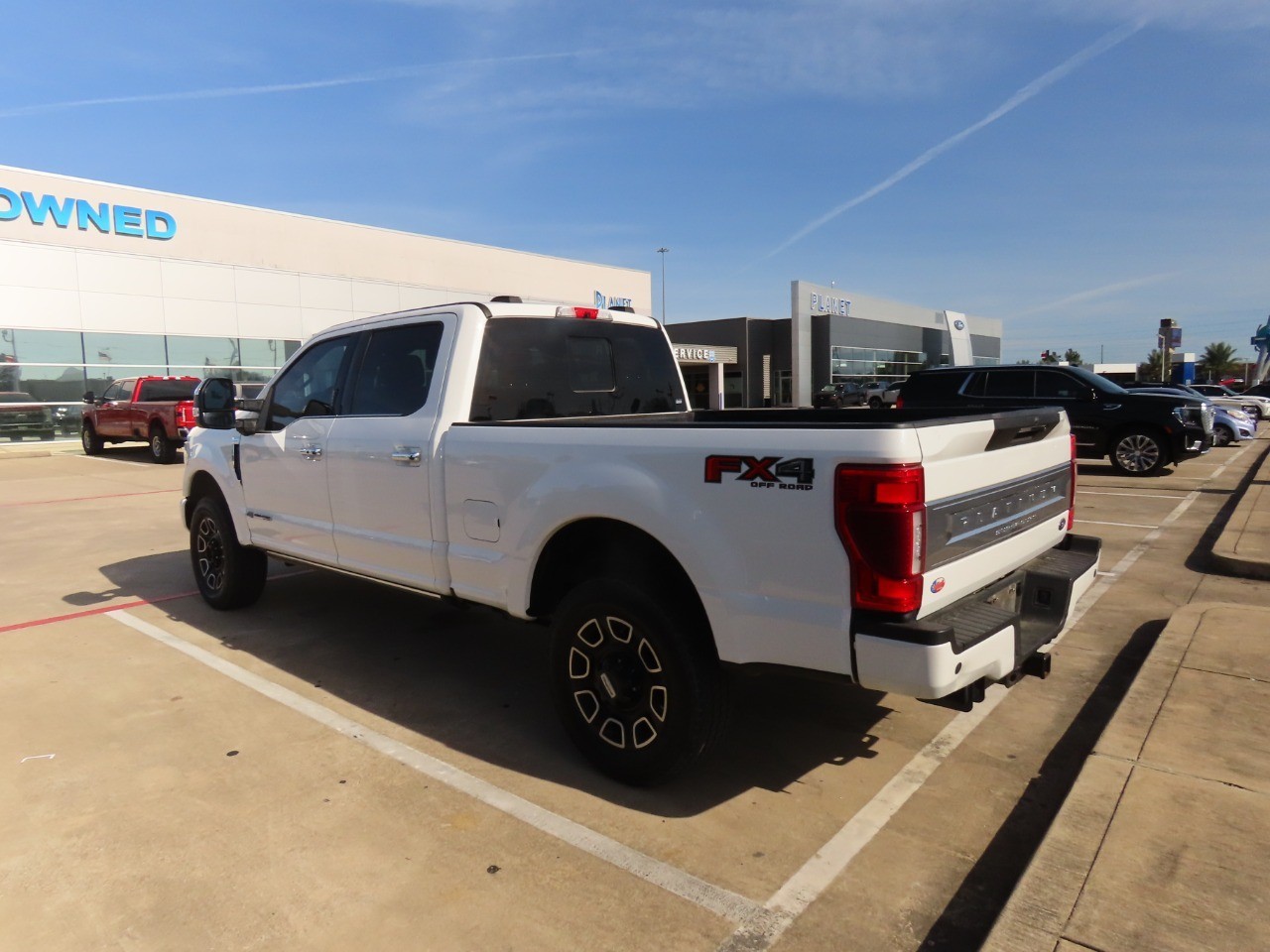 2022 Ford Super Duty F-250 SRW Platinum STAR WHITE at Planet Ford
