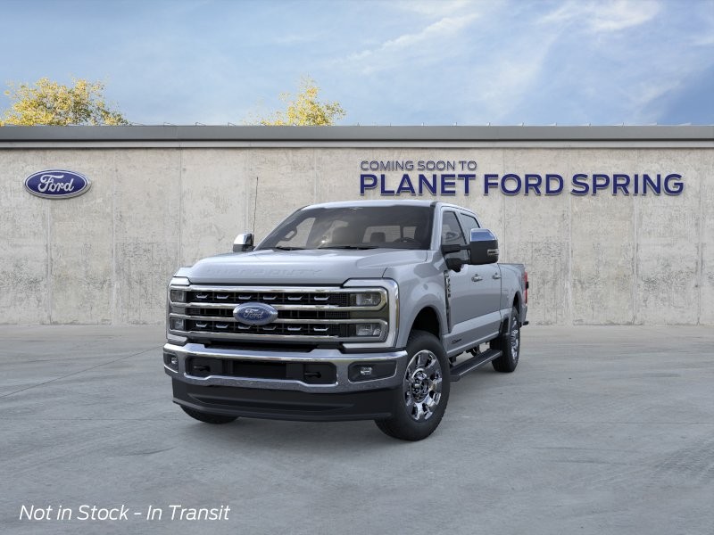 2026 Ford Super Duty F-250 SRW LARIAT Glacier Gray Metallic Tri-Coat at Planet Ford