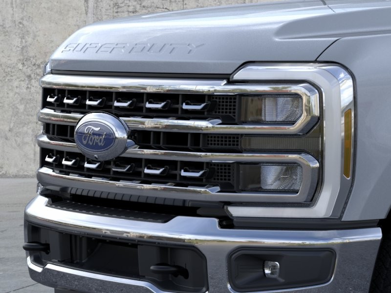 2026 Ford Super Duty F-250 SRW LARIAT Glacier Gray Metallic Tri-Coat at Planet Ford