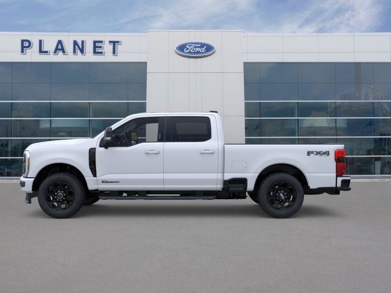 2025 Ford Super Duty F-250 SRW LARIAT Star White Metallic Tri-Coat at Planet Ford
