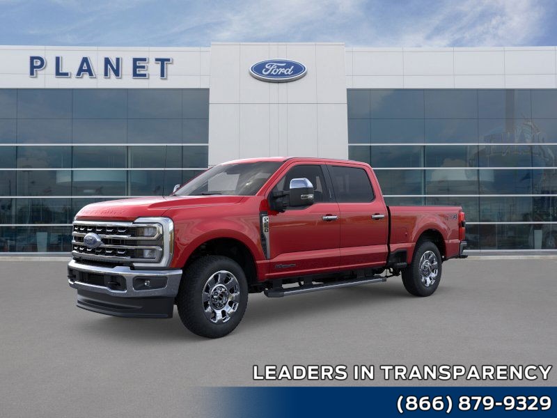 2025 Ford Super Duty F-250 SRW LARIAT Ruby Red Metallic Tinted Clearcoat at Planet Ford