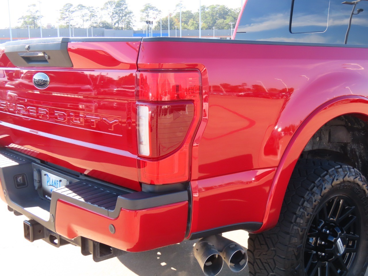 2021 Ford Super Duty F-250 SRW LARIAT Rapid Red Metallic Tinted Clearcoat at Planet Ford