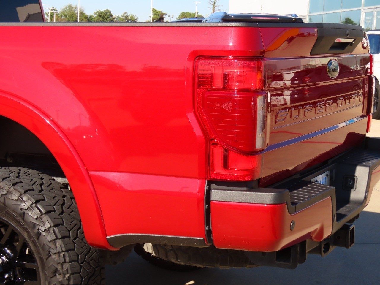 2021 Ford Super Duty F-250 SRW LARIAT Rapid Red Metallic Tinted Clearcoat at Planet Ford