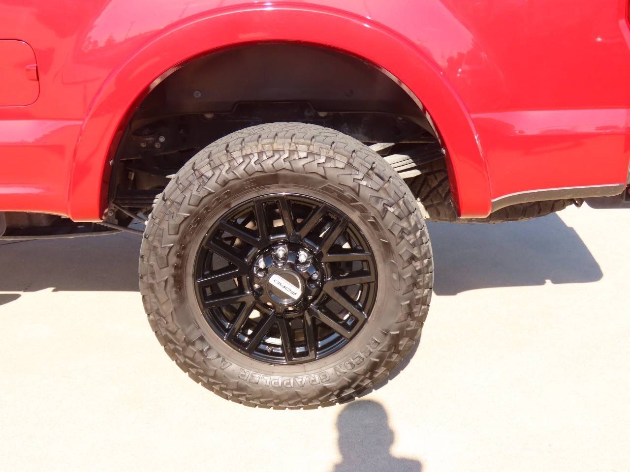 2021 Ford Super Duty F-250 SRW LARIAT Rapid Red Metallic Tinted Clearcoat at Planet Ford