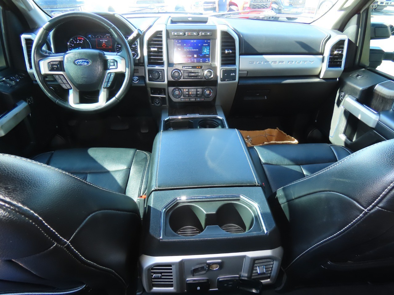 2021 Ford Super Duty F-250 SRW LARIAT Rapid Red Metallic Tinted Clearcoat at Planet Ford