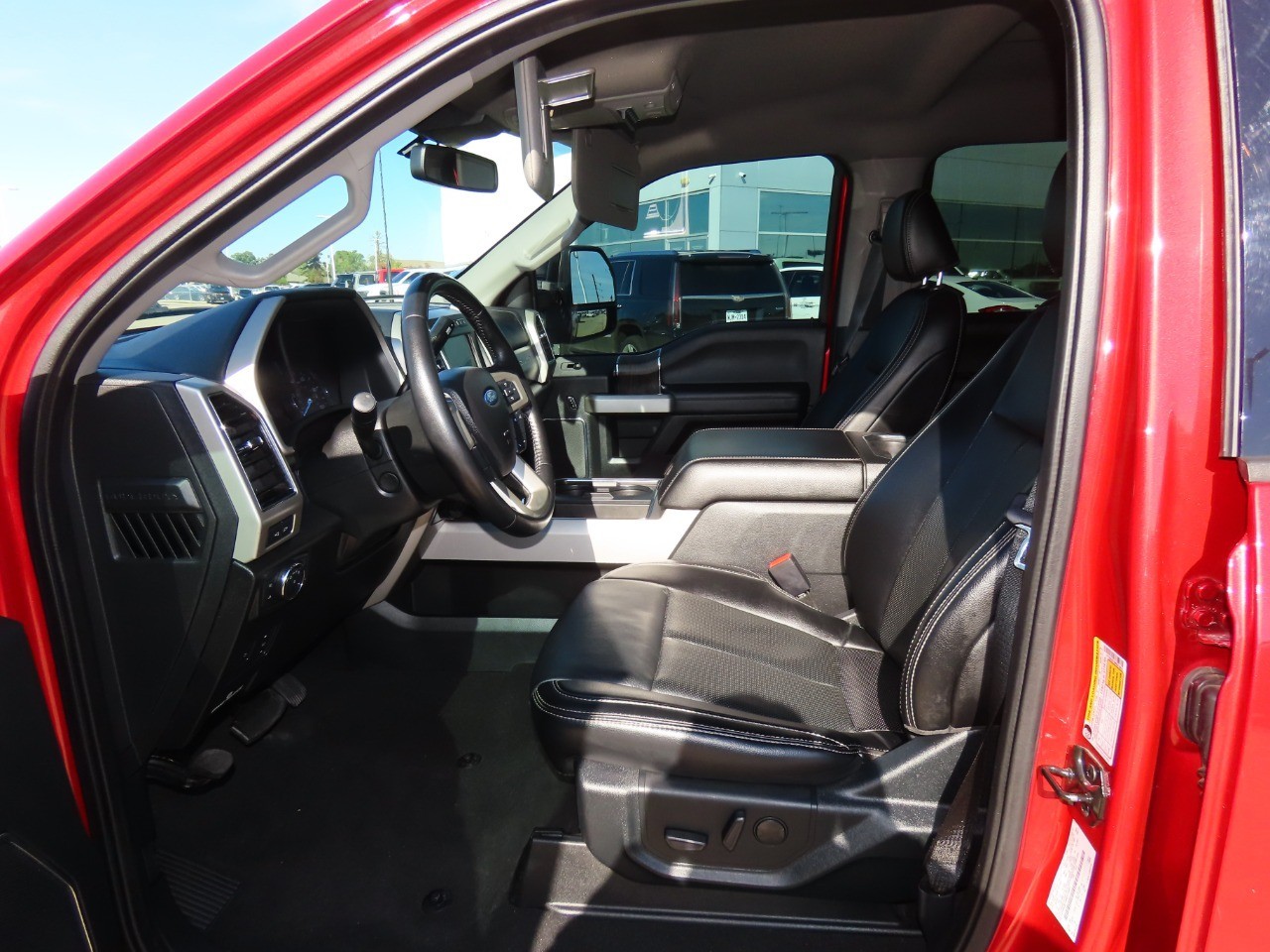2021 Ford Super Duty F-250 SRW LARIAT Rapid Red Metallic Tinted Clearcoat at Planet Ford