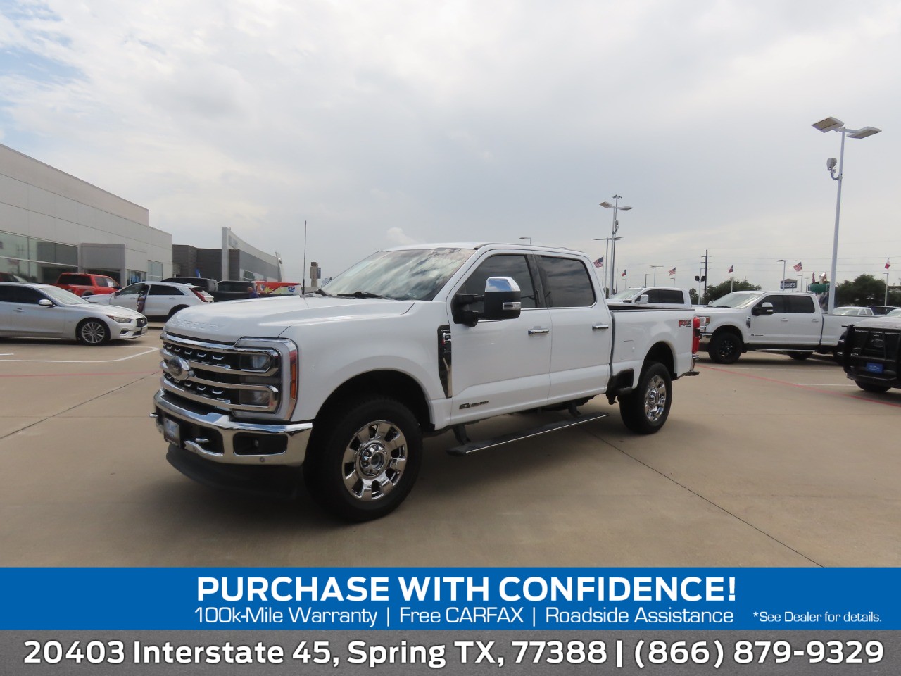 2023 Ford Super Duty F-250 SRW LARIAT Oxford White at Planet Ford