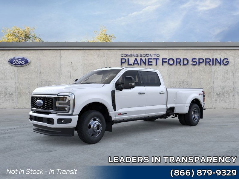 2026 Ford Super Duty F-350 DRW Platinum Star White Metallic Tri-Coat at Planet Ford
