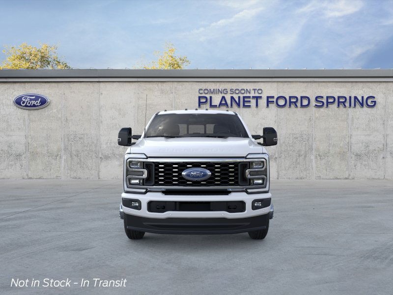 2026 Ford Super Duty F-350 DRW Platinum Star White Metallic Tri-Coat at Planet Ford