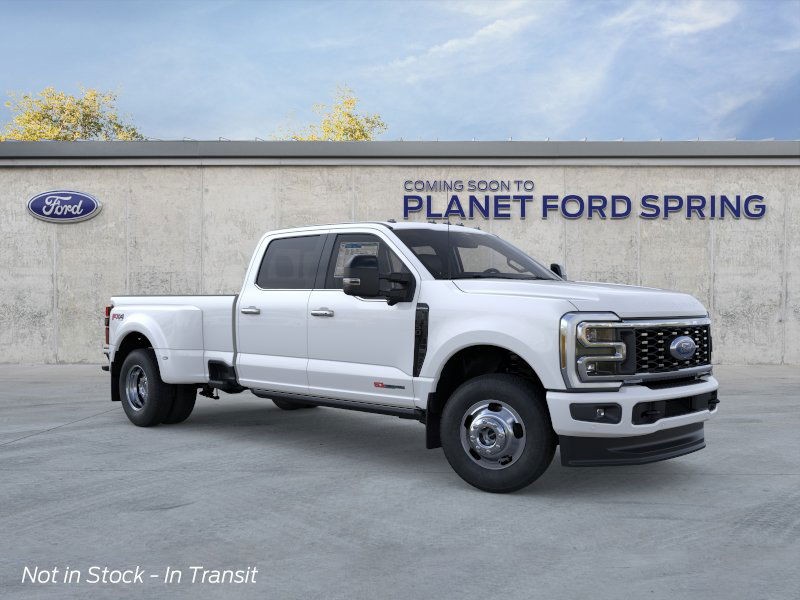 2026 Ford Super Duty F-350 DRW Platinum Star White Metallic Tri-Coat at Planet Ford