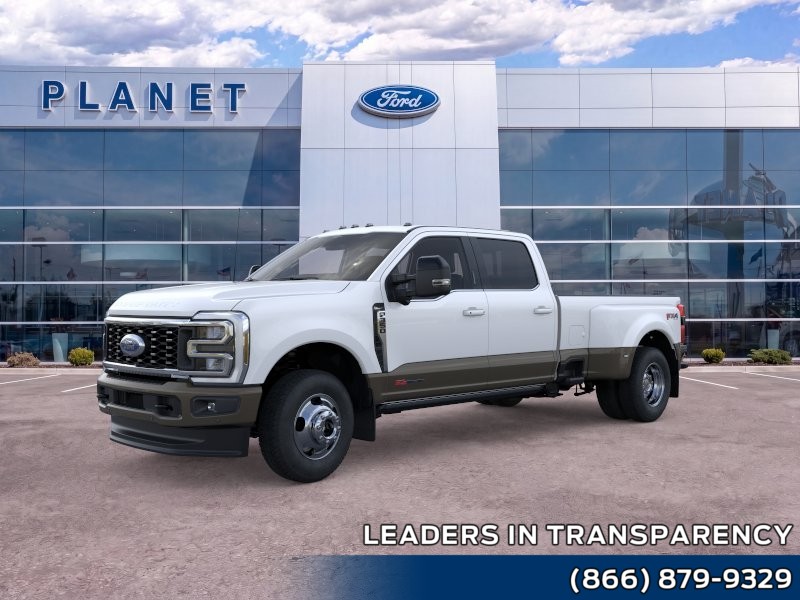 2026 Ford Super Duty F-350 DRW King Ranch Star White Metallic Tri-Coat at Planet Ford