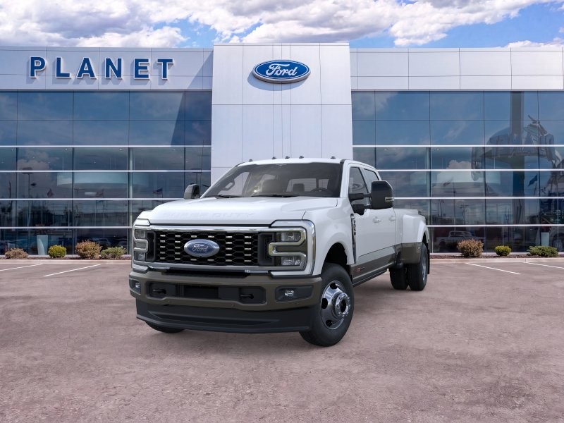 2026 Ford Super Duty F-350 DRW King Ranch Star White Metallic Tri-Coat at Planet Ford