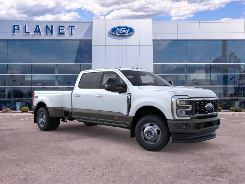 2026 Ford Super Duty F-350 DRW King Ranch Star White Metallic Tri-Coat at Planet Ford