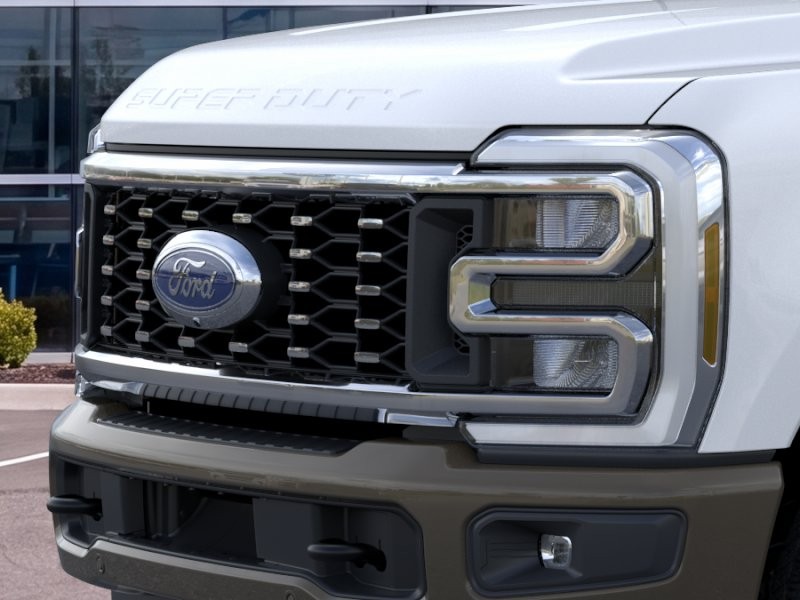 2026 Ford Super Duty F-350 DRW King Ranch Star White Metallic Tri-Coat at Planet Ford