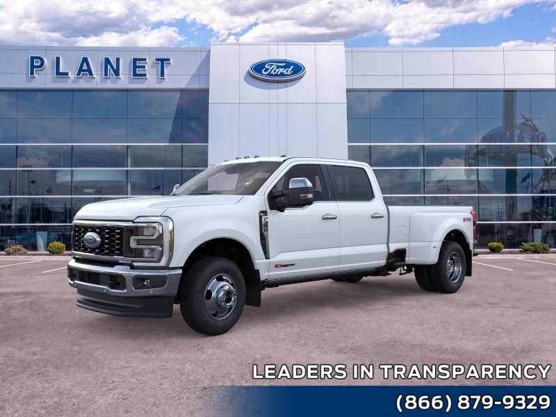 2026 Ford Super Duty F-350 DRW King Ranch Star White Metallic Tri-Coat at Planet Ford