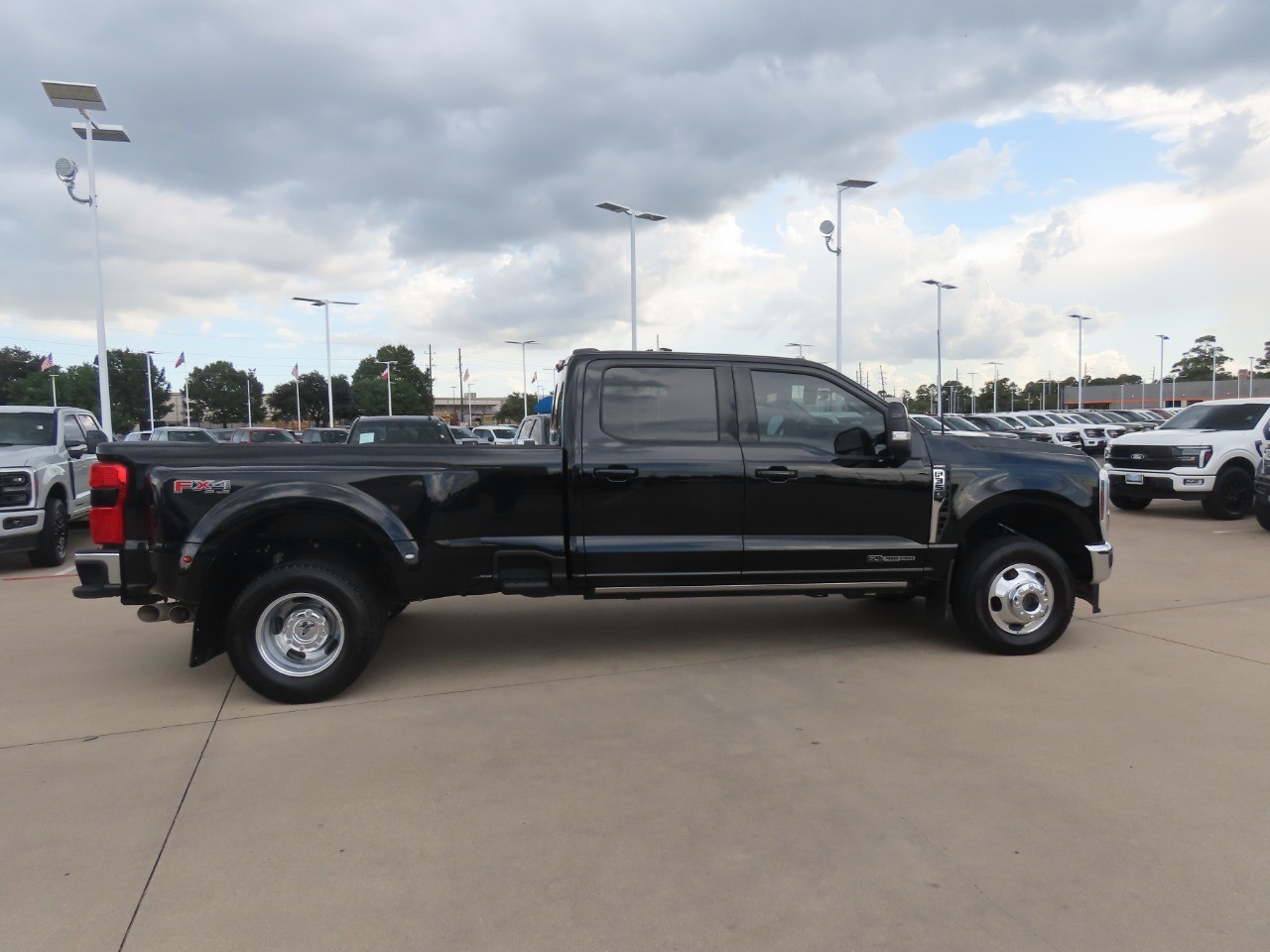 2025 Ford Super Duty F-350 DRW LARIAT Agate Black Metallic at Planet Ford