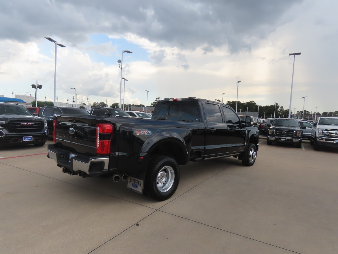 2025 Ford Super Duty F-350 DRW LARIAT Agate Black Metallic at Planet Ford