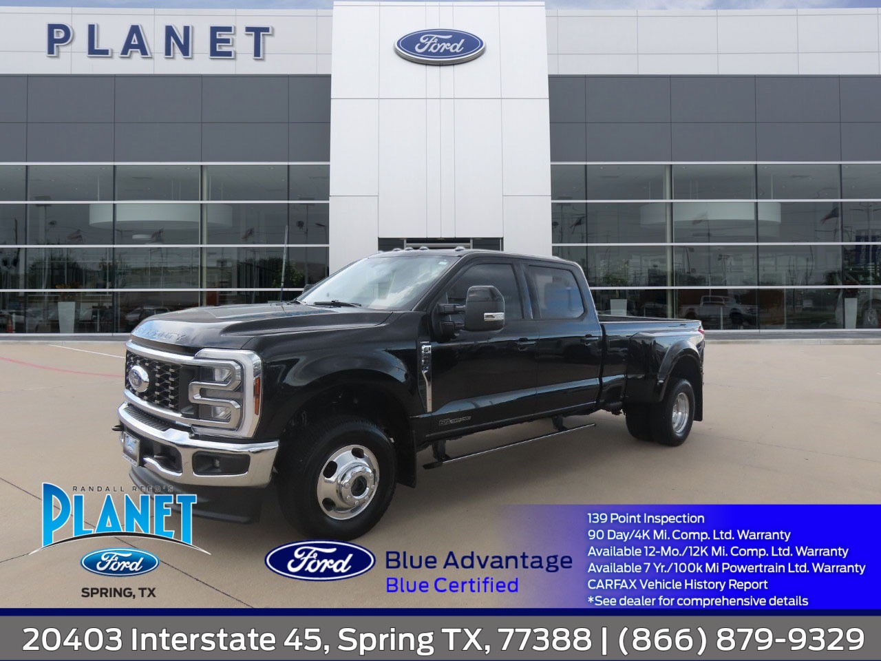 Agate Black Metallic 2025 Ford F-350 Super Duty Pickup Truck Four-Wheel Drive Automatic