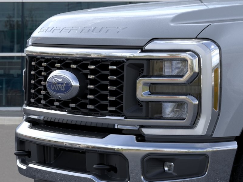 2026 Ford Super Duty F-350 DRW LARIAT Glacier Gray Metallic Tri-Coat at Planet Ford