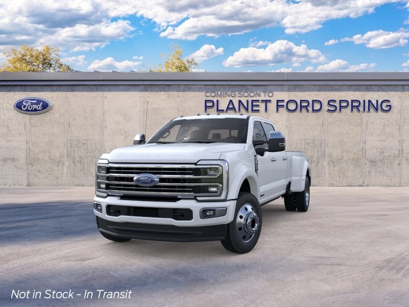 2026 Ford Super Duty F-450 DRW Platinum Star White Metallic Tri-Coat at Planet Ford