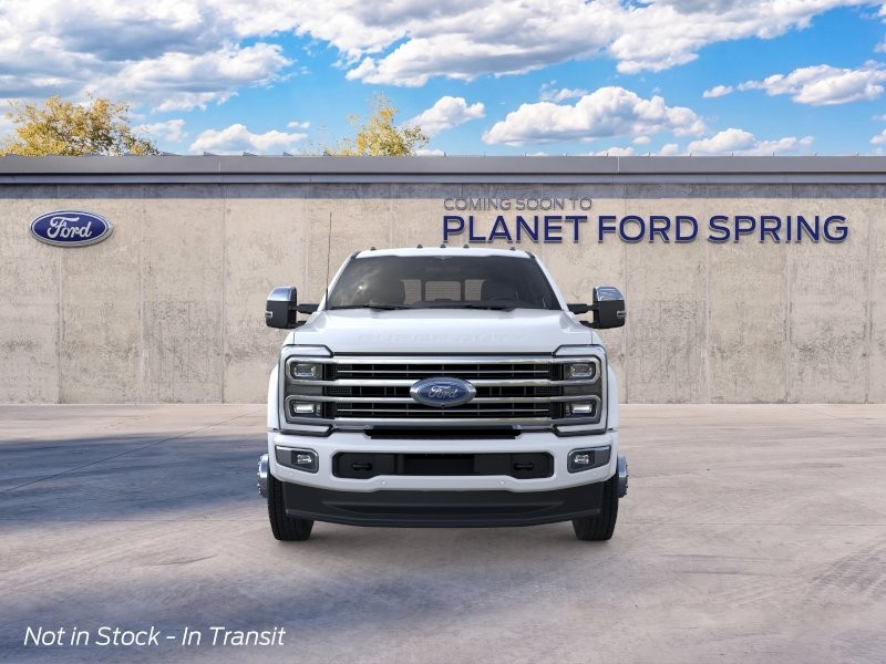 2026 Ford Super Duty F-450 DRW Platinum Star White Metallic Tri-Coat at Planet Ford