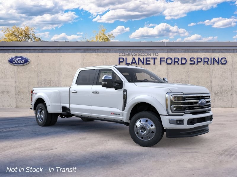 2026 Ford Super Duty F-450 DRW Platinum Star White Metallic Tri-Coat at Planet Ford