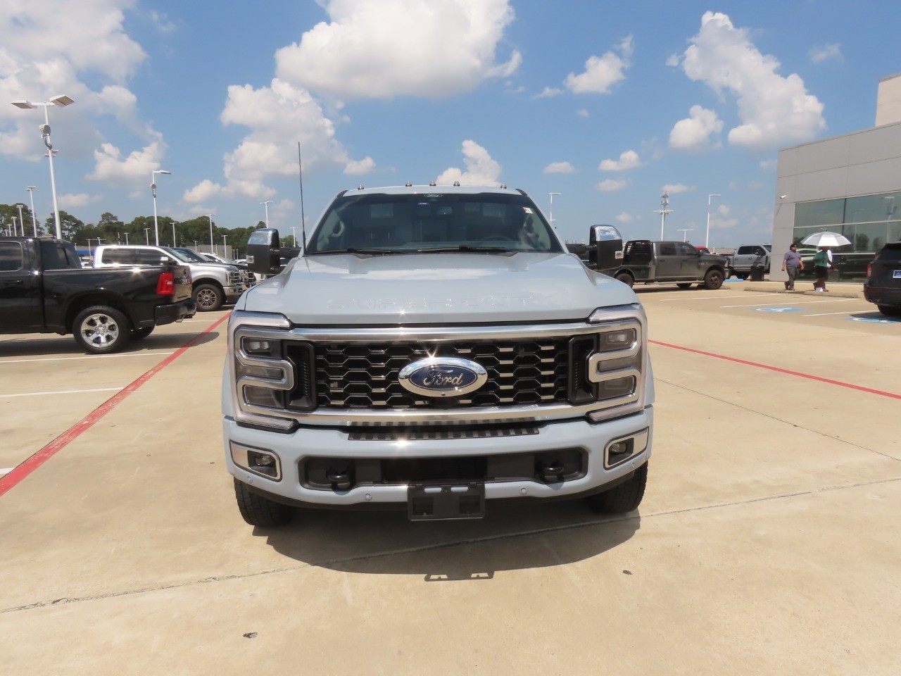 2026 Ford Super Duty F-450 DRW Platinum Glacier Gray Metallic Tri-Coat at Planet Ford
