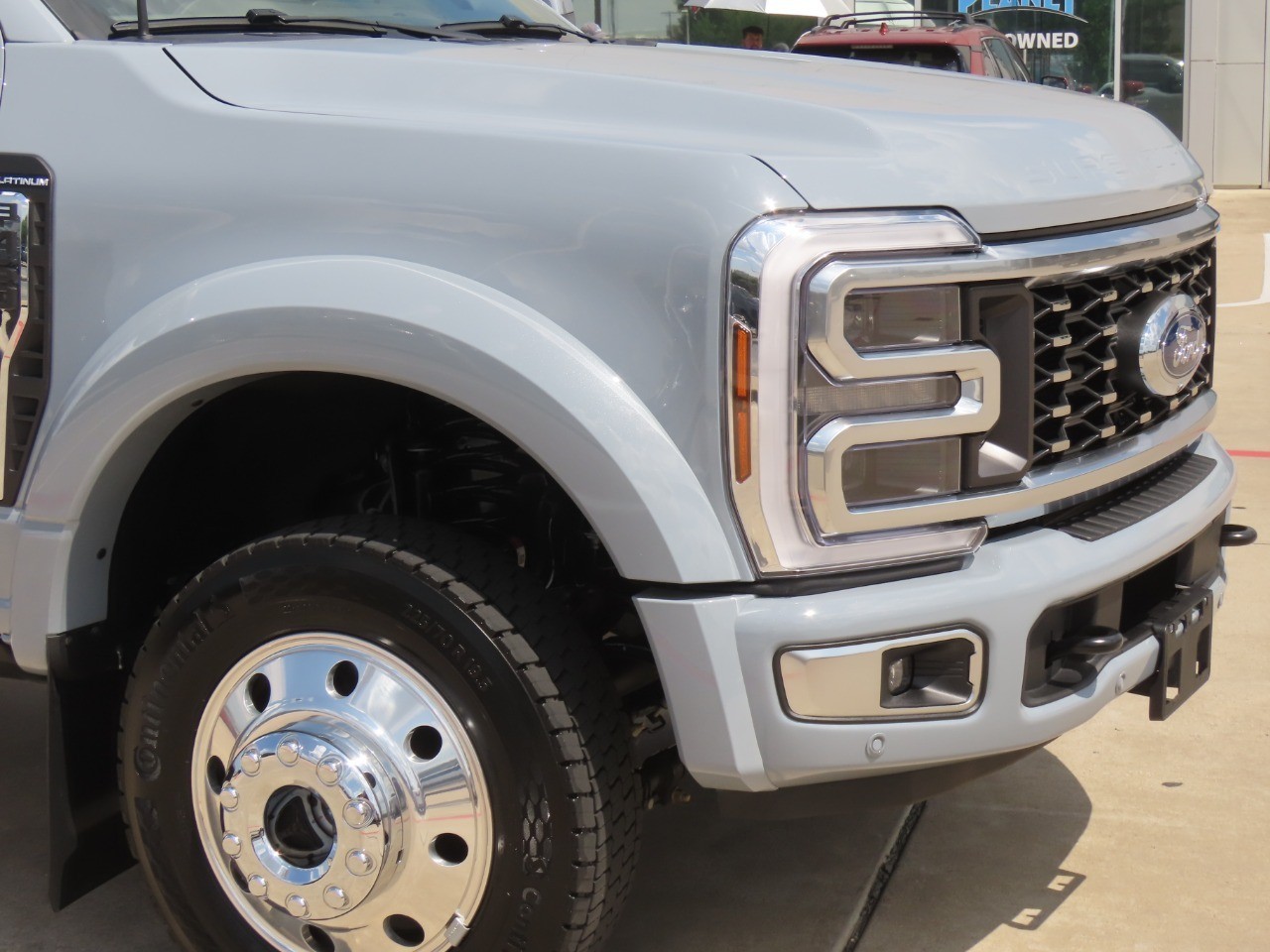 2026 Ford Super Duty F-450 DRW Platinum Glacier Gray Metallic Tri-Coat at Planet Ford