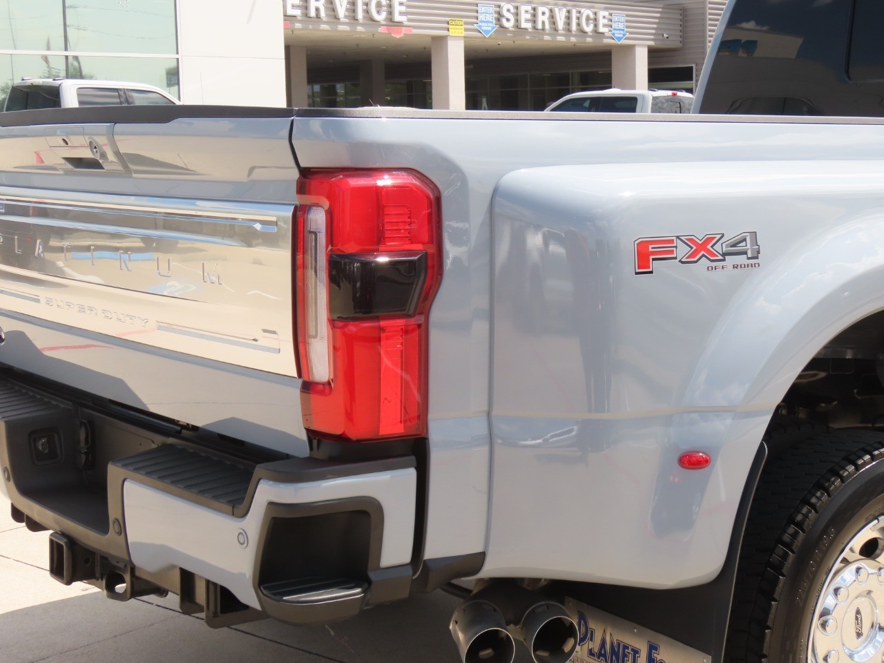 2026 Ford Super Duty F-450 DRW Platinum Glacier Gray Metallic Tri-Coat at Planet Ford