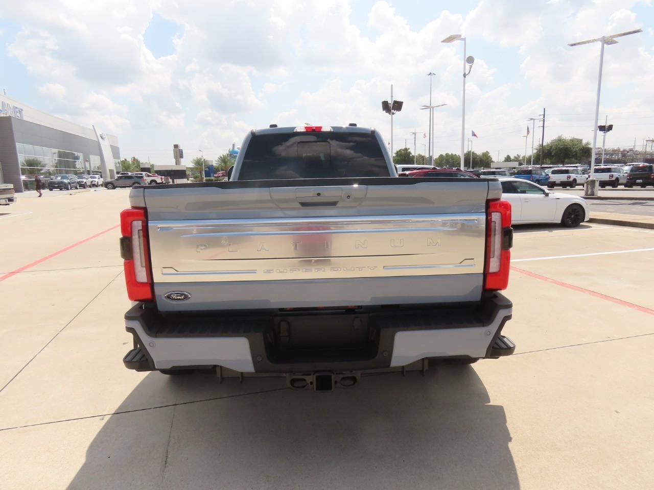 2026 Ford Super Duty F-450 DRW Platinum Glacier Gray Metallic Tri-Coat at Planet Ford