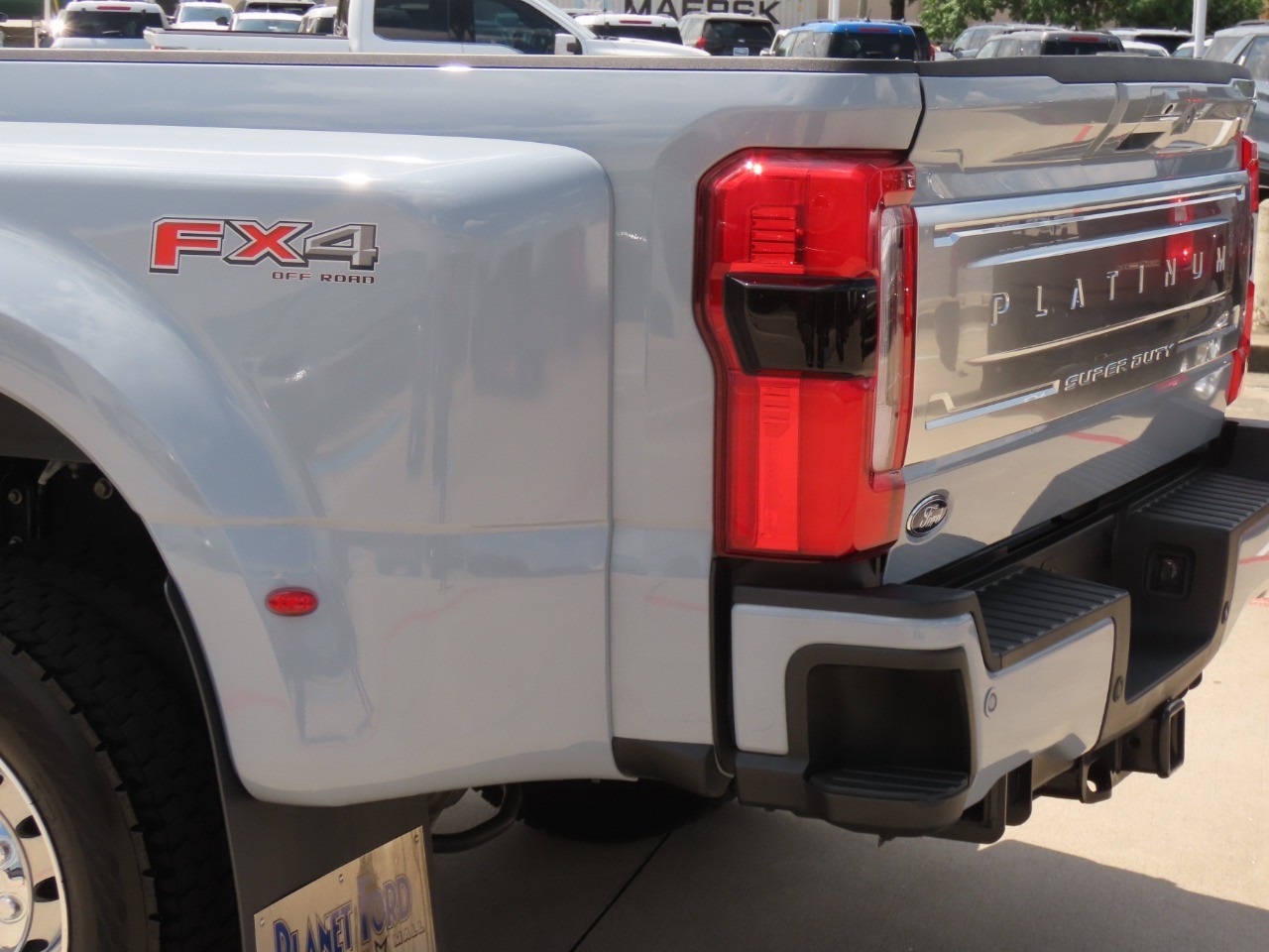 2026 Ford Super Duty F-450 DRW Platinum Glacier Gray Metallic Tri-Coat at Planet Ford