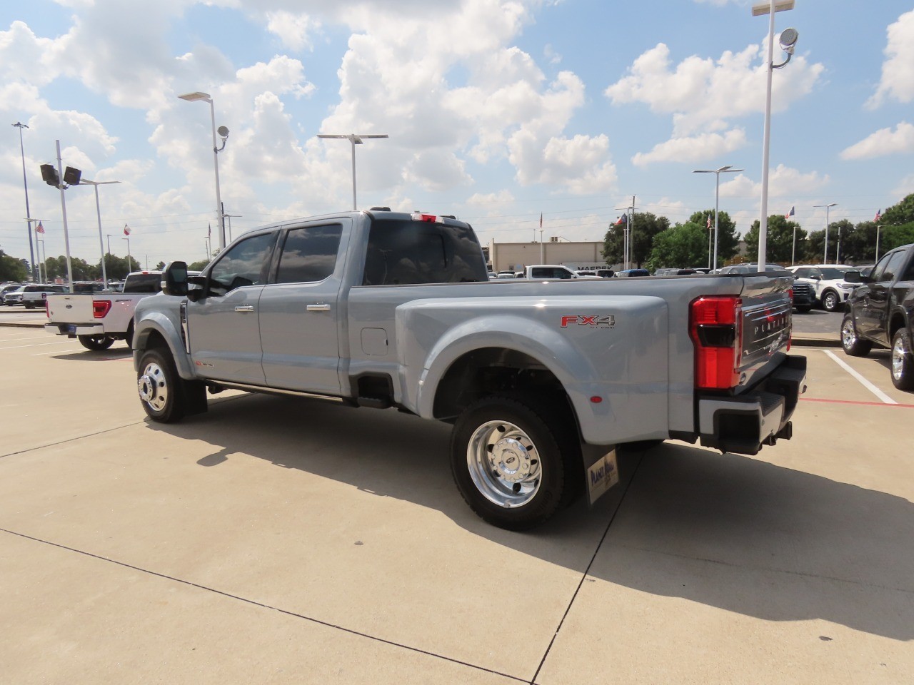 2026 Ford Super Duty F-450 DRW Platinum Glacier Gray Metallic Tri-Coat at Planet Ford