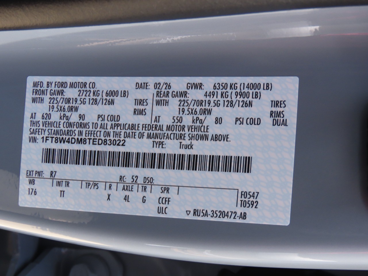 2026 Ford Super Duty F-450 DRW Platinum Glacier Gray Metallic Tri-Coat at Planet Ford