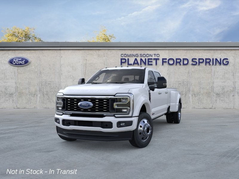 2026 Ford Super Duty F-450 DRW Platinum Star White Metallic Tri-Coat at Planet Ford